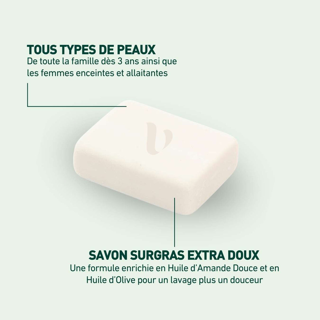 Savon Surgras Extra-Doux Huile d'Amande Douce - 125g